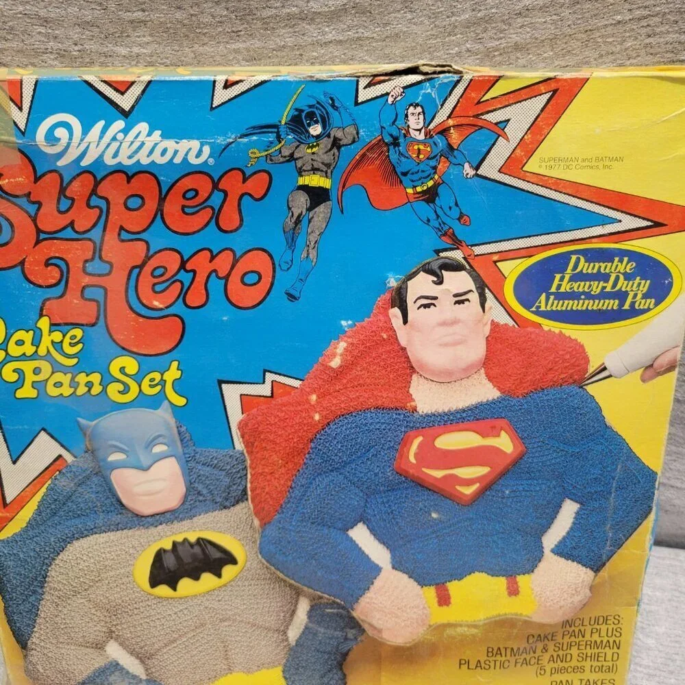 Vintage 1977 Wilton Super Hero Cake Pan